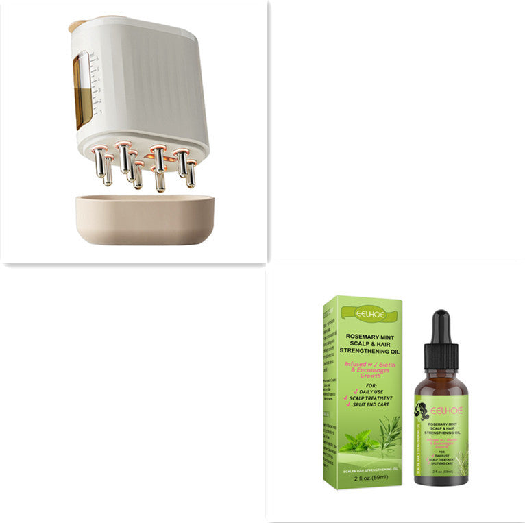 2-in-1 Electric Scalp Massager + Free Strengthening Oil