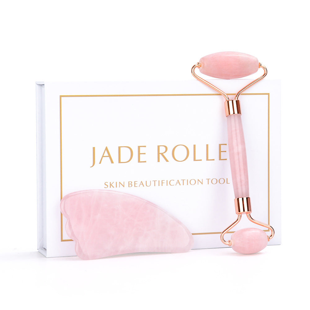 2-in-1 Jade Roller & Gua Sha Set + Free Gift Box